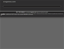 Tablet Screenshot of erogames.com